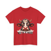 Custom T-Shirt - Moodless Cow Tee by Mynameispod