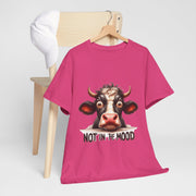 Custom T-Shirt - Moodless Cow Tee by Mynameispod