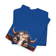 Custom T-Shirt - Moodless Cow Tee by Mynameispod