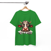 Custom T-Shirt - Moodless Cow Tee by Mynameispod