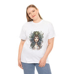 Custom T-Shirt - Mystical Medusa Tee - Unisex Heavy Cotton Shirt, Edgy Fashion, Casual Outfit, Unique Gift, Statement Piece by Mynameispod