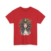 Custom T-Shirt - Mystical Medusa Tee - Unisex Heavy Cotton Shirt, Edgy Fashion, Casual Outfit, Unique Gift, Statement Piece by Mynameispod