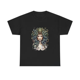 Custom T-Shirt - Mystical Medusa Tee - Unisex Heavy Cotton Shirt, Edgy Fashion, Casual Outfit, Unique Gift, Statement Piece by Mynameispod