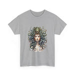 Custom T-Shirt - Mystical Medusa Tee - Unisex Heavy Cotton Shirt, Edgy Fashion, Casual Outfit, Unique Gift, Statement Piece by Mynameispod