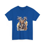 Custom T-Shirt - Mythical Guardian Unisex Heavy Cotton Tee, Graphic Tee, Angel Design Shirt, Fantasy Apparel, Gifts for Him/Her, Casual Wear by Mynameispod