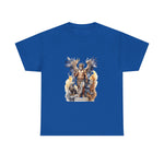 Custom T-Shirt - Mythical Guardian Unisex Heavy Cotton Tee, Graphic Tee, Angel Design Shirt, Fantasy Apparel, Gifts for Him/Her, Casual Wear by Mynameispod