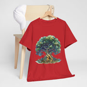 Custom T-Shirt - Nature - Inspired Unisex Heavy Cotton Tee - Majestic Tree Design by Mynameispod