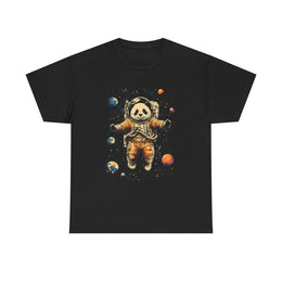 Custom T-Shirt - Panda Astronaut Adventure Tee - Cosmic Fun Style by Mynameispod