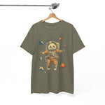 Custom T-Shirt - Panda Astronaut Adventure Tee - Cosmic Fun Style by Mynameispod