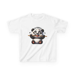 Custom Kids clothes - Panda Perfection Kids Tee by Mynameispod