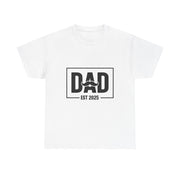 Custom T-Shirt - Personalized Dad Est 2025 Tee, Perfect Gift for Dads, Father's Day Shirt, Custom Family T-Shirt, Unisex Cotton Tee by Mynameispod