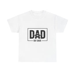 Custom T-Shirt - Personalized Dad Est 2025 Tee, Perfect Gift for Dads, Father's Day Shirt, Custom Family T-Shirt, Unisex Cotton Tee by Mynameispod