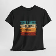Custom T-Shirt - Pickleball Life: Eat, Sleep, Play by Mynameispod