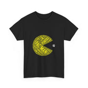 Custom T-Shirt - Pixel Quest: Pac - Man Retro Game Design by Mynameispod