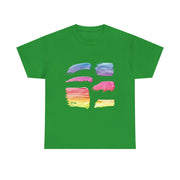Custom T-Shirt - Rainbow Brush by Mynameispod