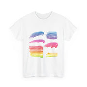 Custom T-Shirt - Rainbow Brush by Mynameispod