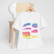 Custom T-Shirt - Rainbow Brush by Mynameispod