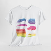 Custom T-Shirt - Rainbow Brush by Mynameispod