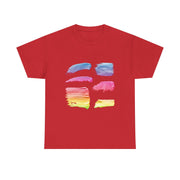 Custom T-Shirt - Rainbow Brush by Mynameispod