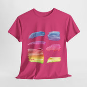 Custom T-Shirt - Rainbow Brush by Mynameispod