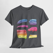 Custom T-Shirt - Rainbow Brush by Mynameispod
