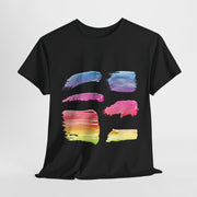 Custom T-Shirt - Rainbow Brush by Mynameispod