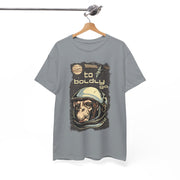 Custom T-Shirt - Retro Space Monkey: Boldly Go Adventure by Mynameispod