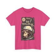 Custom T-Shirt - Retro Space Monkey: Boldly Go Adventure by Mynameispod