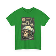 Custom T-Shirt - Retro Space Monkey: Boldly Go Adventure by Mynameispod