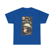 Custom T-Shirt - Retro Space Monkey: Boldly Go Adventure by Mynameispod