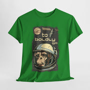 Custom T-Shirt - Retro Space Monkey: Boldly Go Adventure by Mynameispod