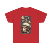 Custom T-Shirt - Retro Space Monkey: Boldly Go Adventure by Mynameispod