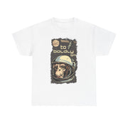 Custom T-Shirt - Retro Space Monkey: Boldly Go Adventure by Mynameispod