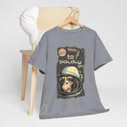 Custom T-Shirt - Retro Space Monkey: Boldly Go Adventure by Mynameispod