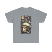 Custom T-Shirt - Retro Space Monkey: Boldly Go Adventure by Mynameispod