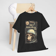 Custom T-Shirt - Retro Space Monkey: Boldly Go Adventure by Mynameispod