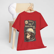 Custom T-Shirt - Retro Space Monkey: Boldly Go Adventure by Mynameispod