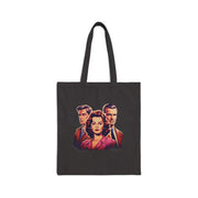 Custom Bags - Retro Starlet Canvas Tote - Film Buff's Delight by Mynameispod