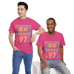 Custom T-Shirt - Retro Tape Tee by Mynameispod