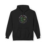 Custom Hoodie - Serpent Vibes Unisex Green Fleece Hoodie by Mynameispod
