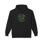 Custom Hoodie - Serpent Vibes Unisex Green Fleece Hoodie by Mynameispod
