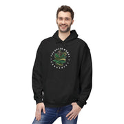 Custom Hoodie - Serpent Vibes Unisex Green Fleece Hoodie by Mynameispod