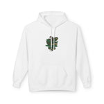 Custom Hoodie - Serpent Vibes Unisex Green Fleece Hoodie by Mynameispod
