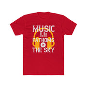 Custom T-Shirt - Skyward Harmony Unisex Cotton Crew Tee by Mynameispod