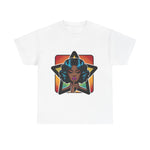 Stylish graphic tee with bold woman's design, unisex heavy cotton shirt for casual wear, My Name Is POD