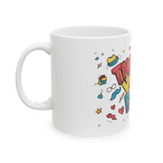 Custom Mug - Thank You Dad Ceramic Mug - Perfect Gift for Father's Day, Birthday, Thank You, Coffee Lover, Personalized Mug by Mynameispod