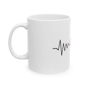 Custom Mug - Turkish Heartbeat Mug by Mynameispod