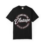 Custom T-Shirt - Vintage Style Unisex Garment - Dyed T-Shirt for Casual Wear by Mynameispod