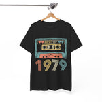 Custom T-Shirt - Vintage Vibes: 1979 Cassette Tee by Mynameispod