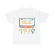 Custom T-Shirt - Vintage Vibes: 1979 Cassette Tee by Mynameispod
